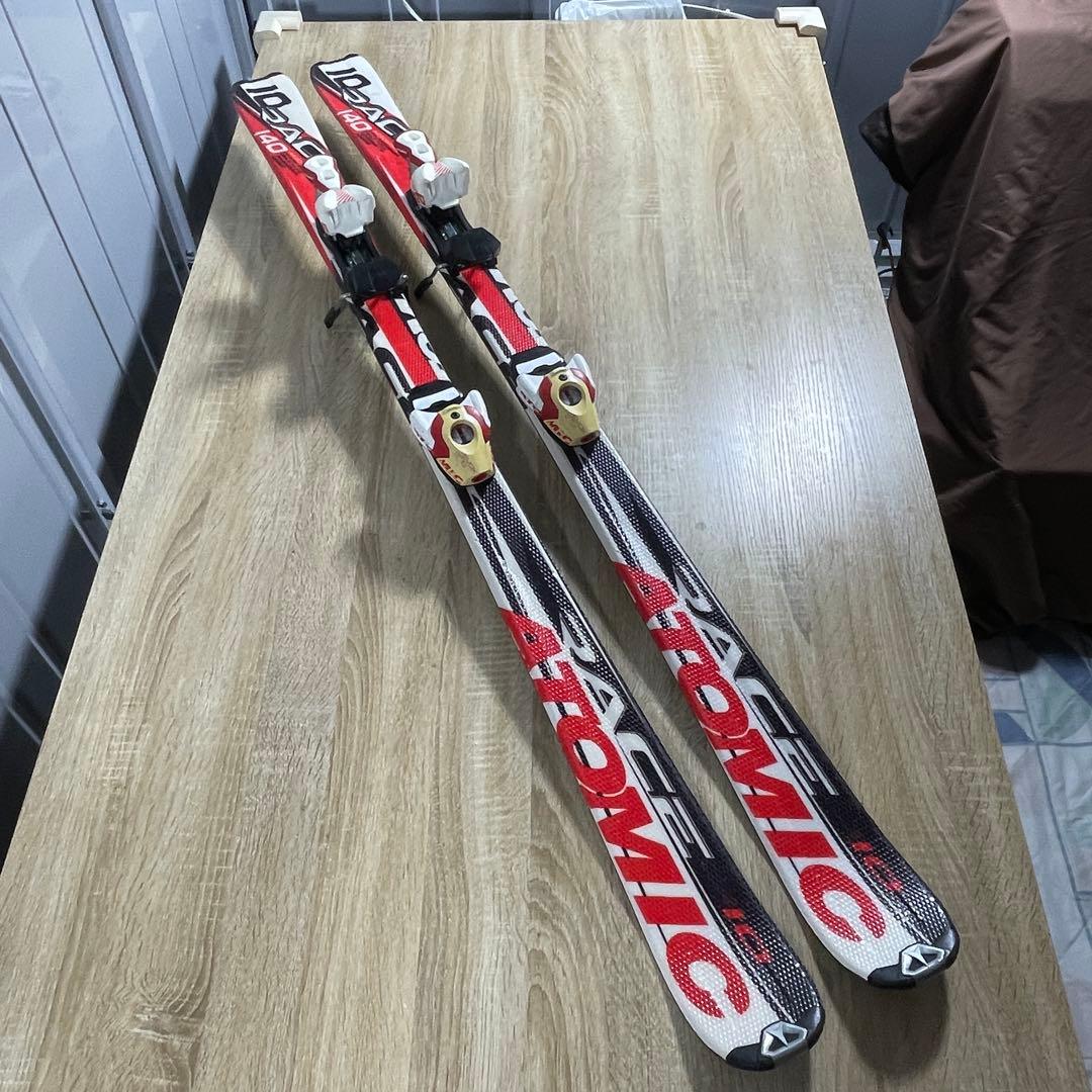 ATOMIC（アトミック）140cmスキーセット【ホットワックス施工済み】