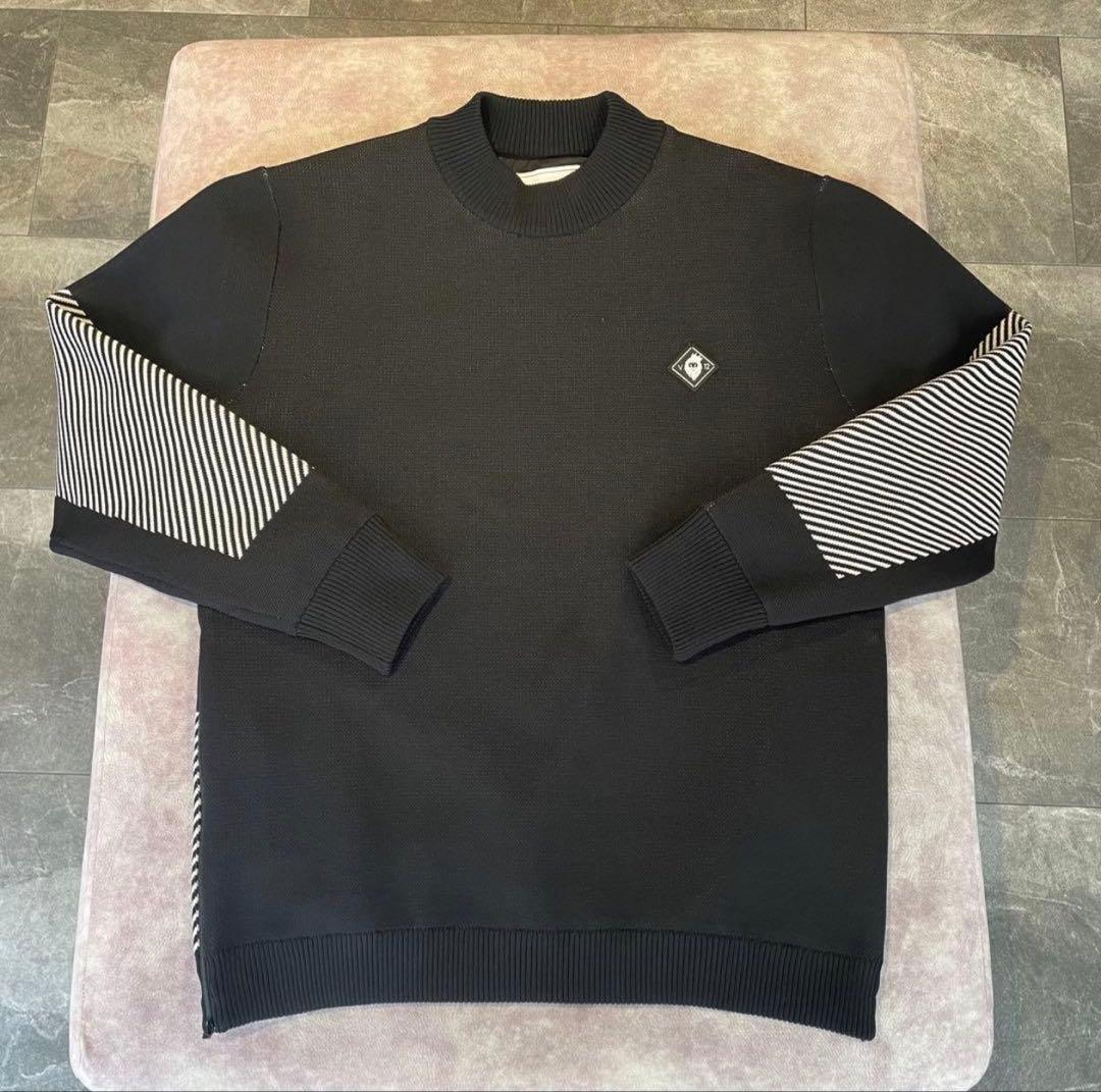 週末限界値引き　ゴルフ★V12★BA KNIT★メンズL★新品