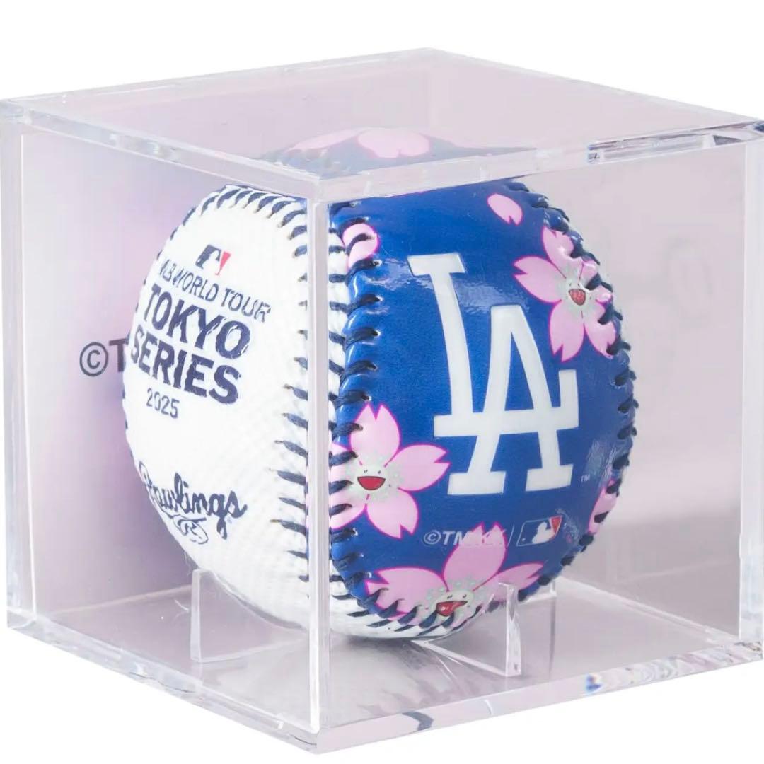 ドジャースMLB東京シリーズTM/KKコラボレプリカボール　村上隆コラボ