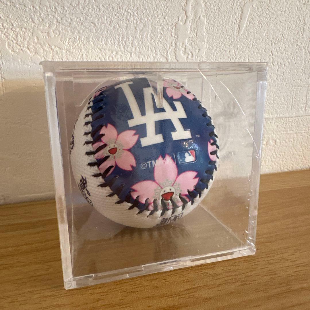 ドジャースMLB東京シリーズTM/KKコラボレプリカボール　村上隆コラボ