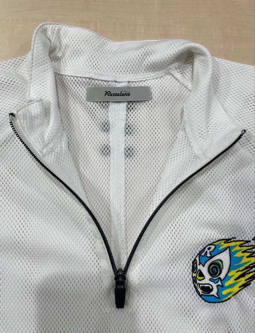 Russeluno ラッセルノ　W-MESH ZIPUP POLO