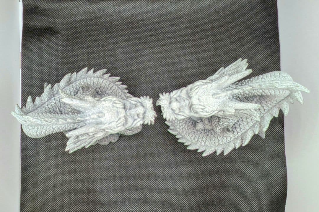 新入荷✨️ペア龍♡２体セット　龍の置物　青石彫刻　ドラゴン　縁起物　幸運　風水