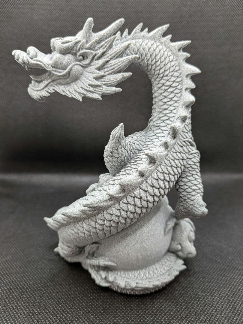 新入荷✨️ペア龍♡２体セット　龍の置物　青石彫刻　ドラゴン　縁起物　幸運　風水