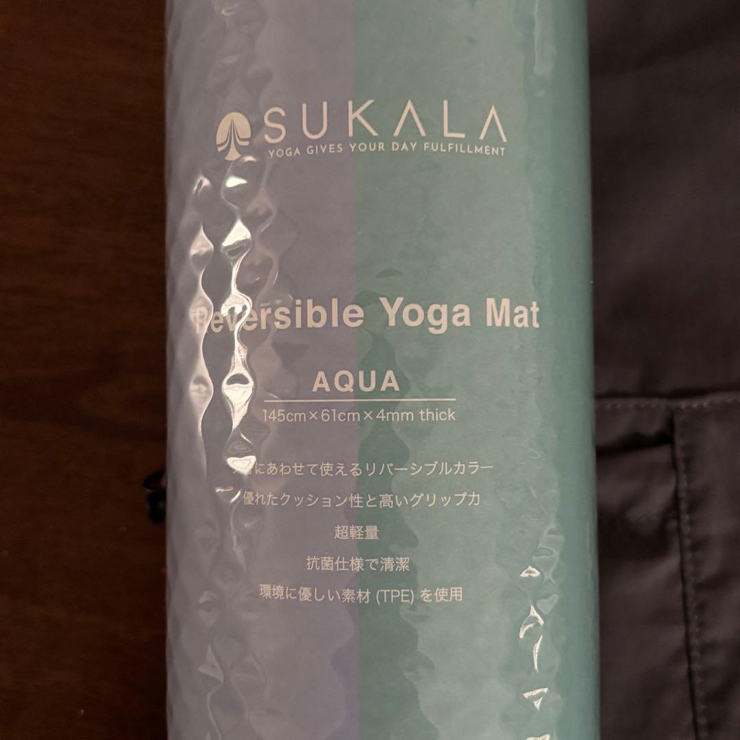 G*a様 lava SUKALA リバーシブルヨガマット アクア 収納ケース