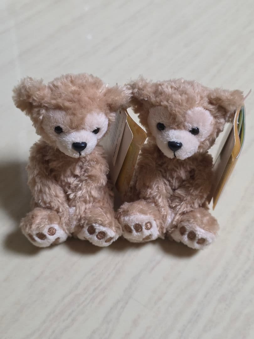 新品ダッフィー ぬいぐるみ 2体セット ミニブック付き