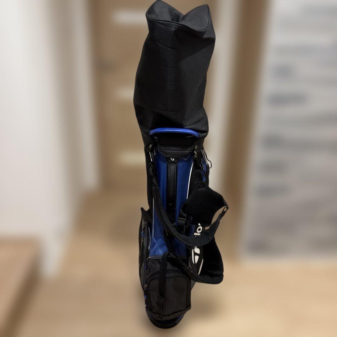 TaylorMade スタンド式　軽量　キャディバッグ 黒/青