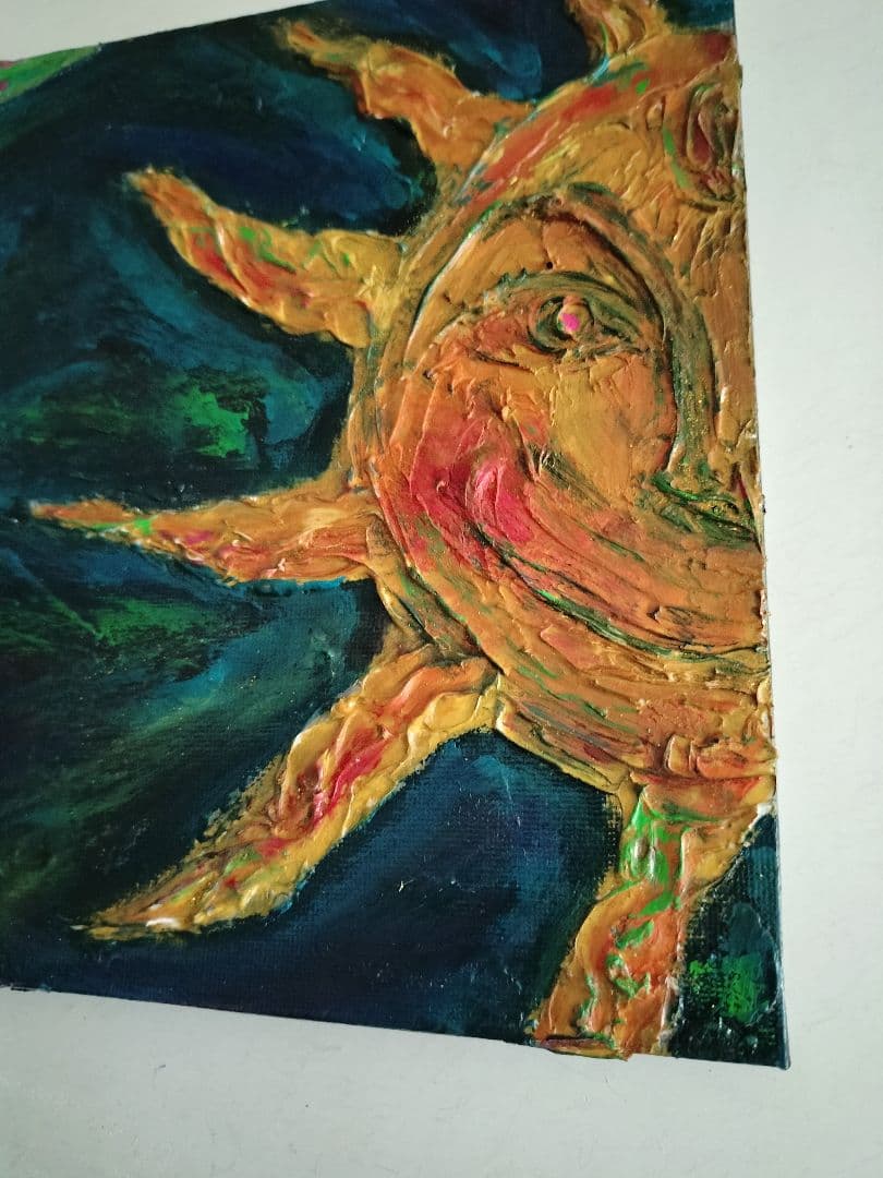 太陽と月 陰と陽 原画一点物