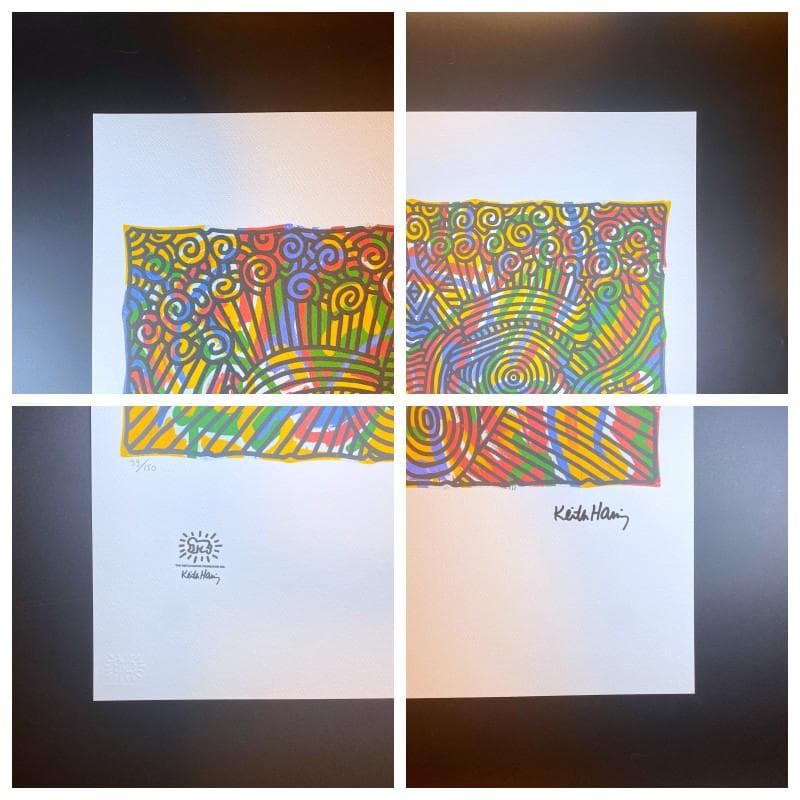 【模写】世界で1枚! 世界限定150部 キース・ヘリング オフセット リトグラフ