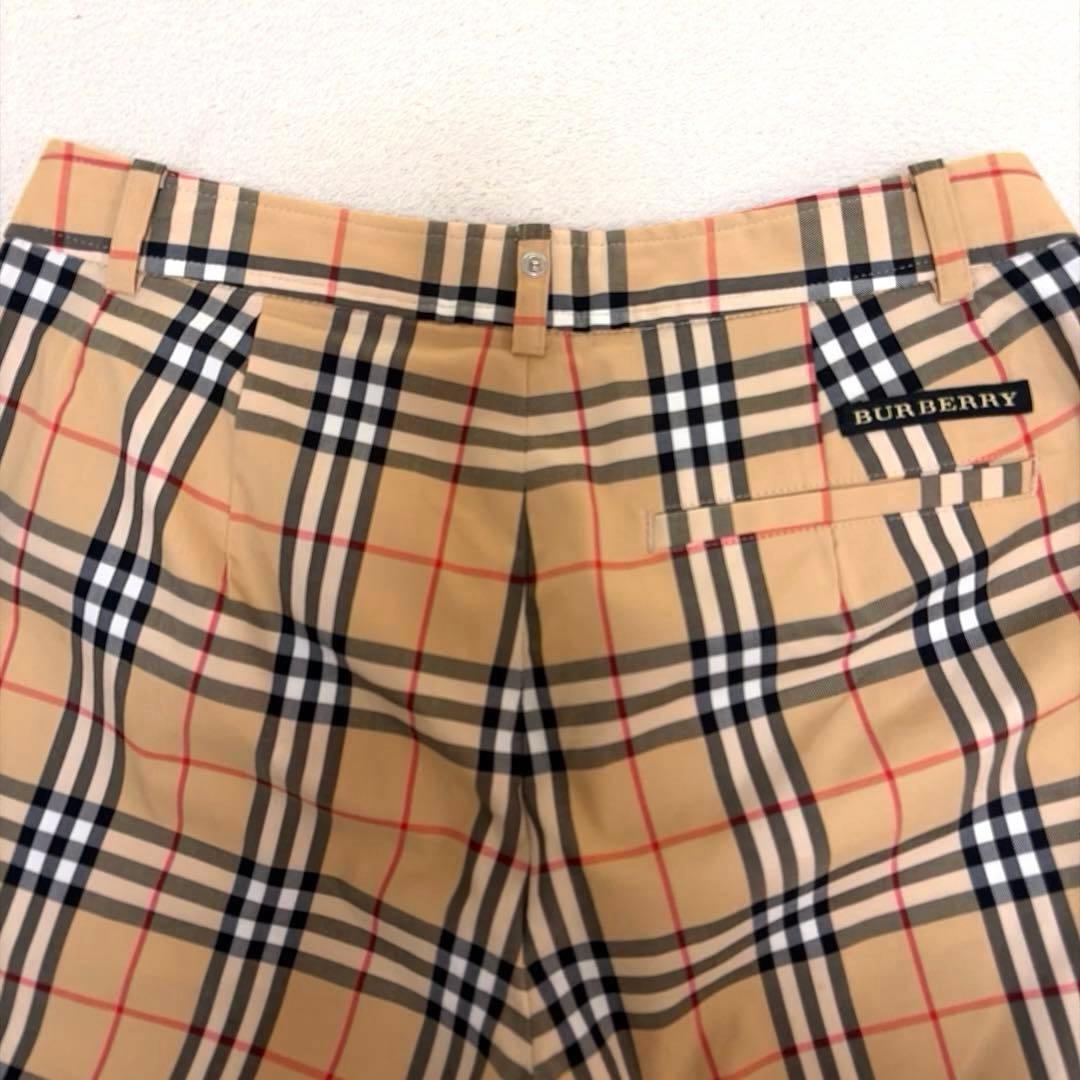 BURBERRY GOLF バーバリー ノバチェック ハーフパンツ ベージュ 9