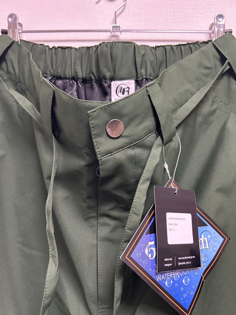 REPUBLIC WIDE PAINTER PANT リパブリック L