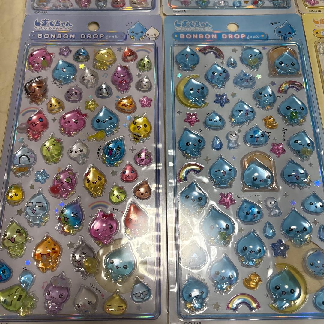 BONBON DROP シール 8枚セット＊しずくちゃん