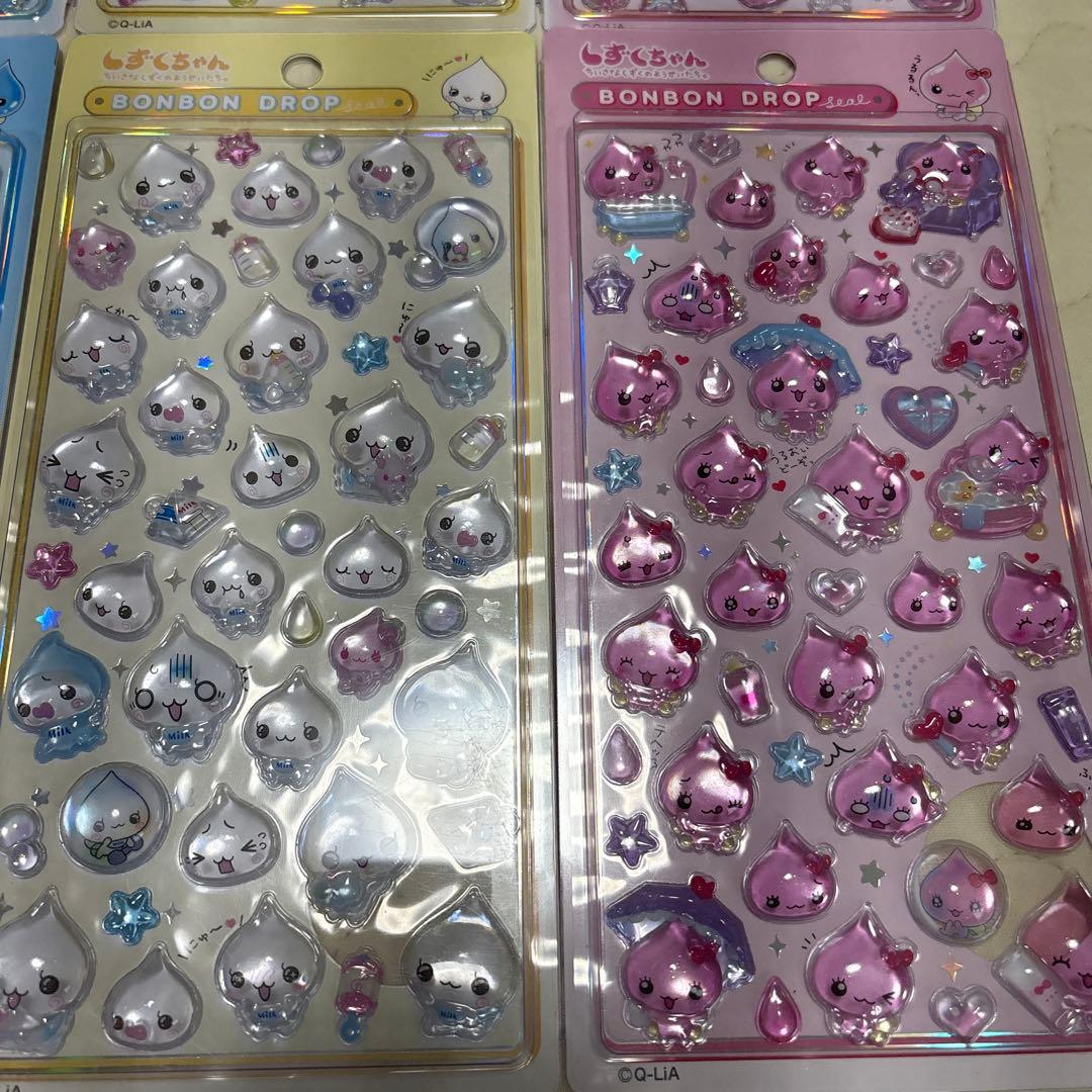 BONBON DROP シール 8枚セット＊しずくちゃん