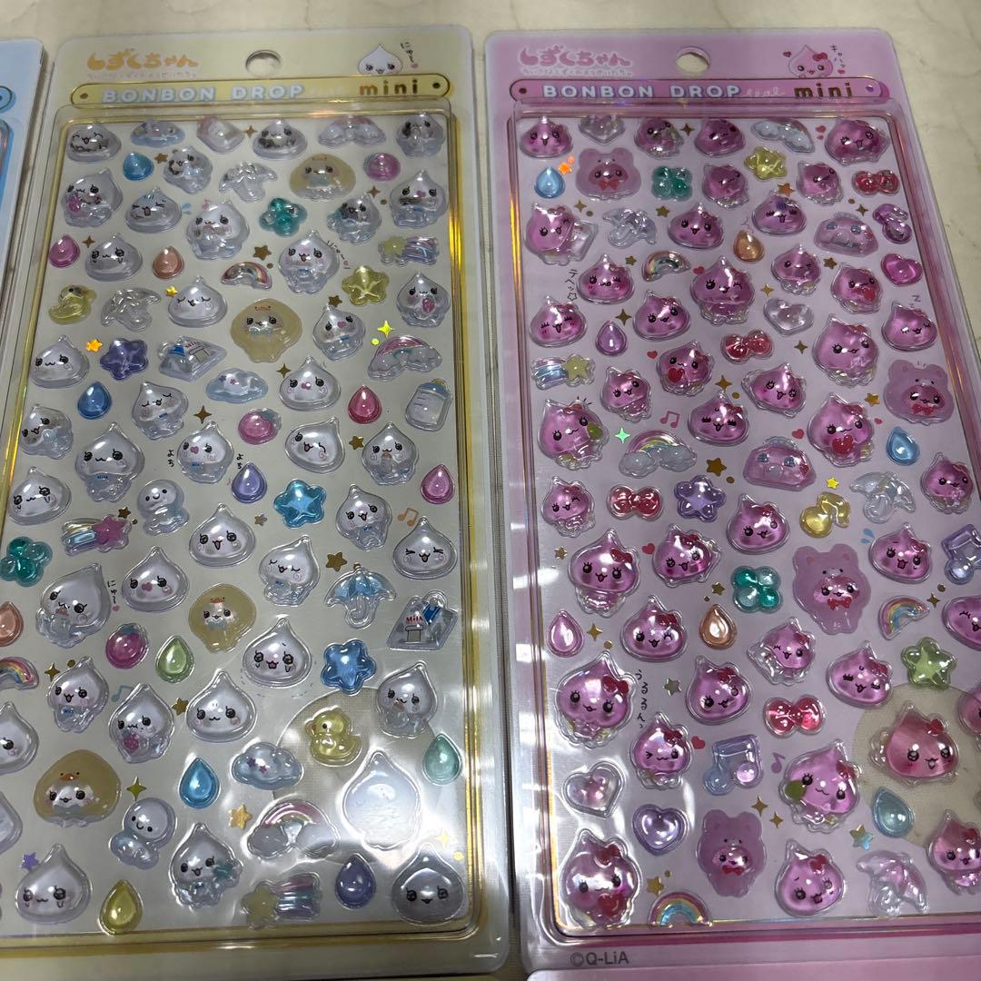 BONBON DROP シール 8枚セット＊しずくちゃん