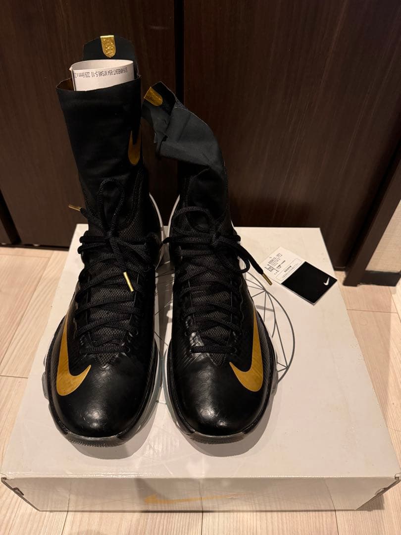 NIKE KD 8 ELITE EP ブラックゴールド　27.5