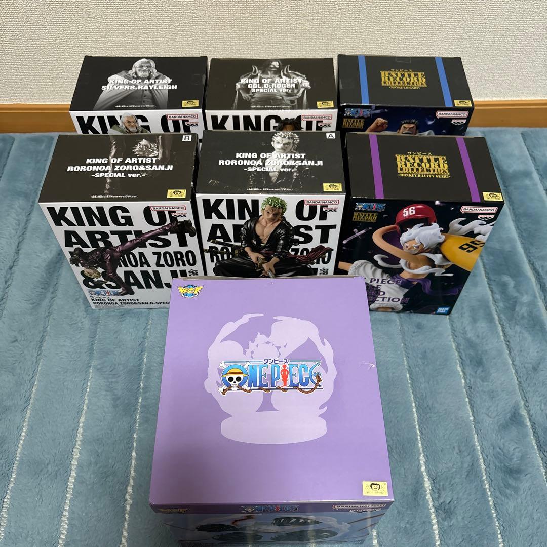 最新プライズ ワンピースフィギュア7体まとめ売り キングオブアーティスト等