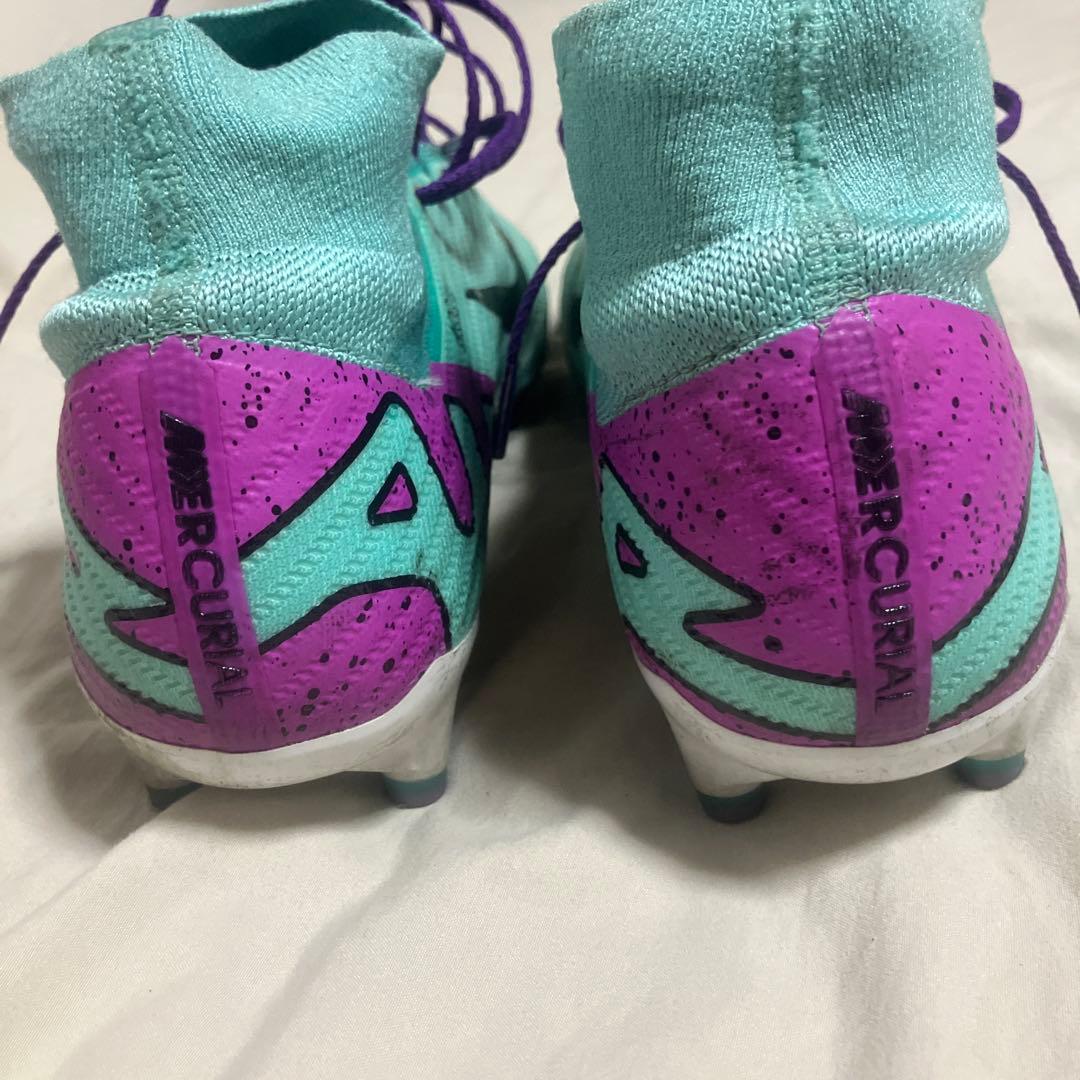 Nike Zoom サッカーシューズ アクア/パープル