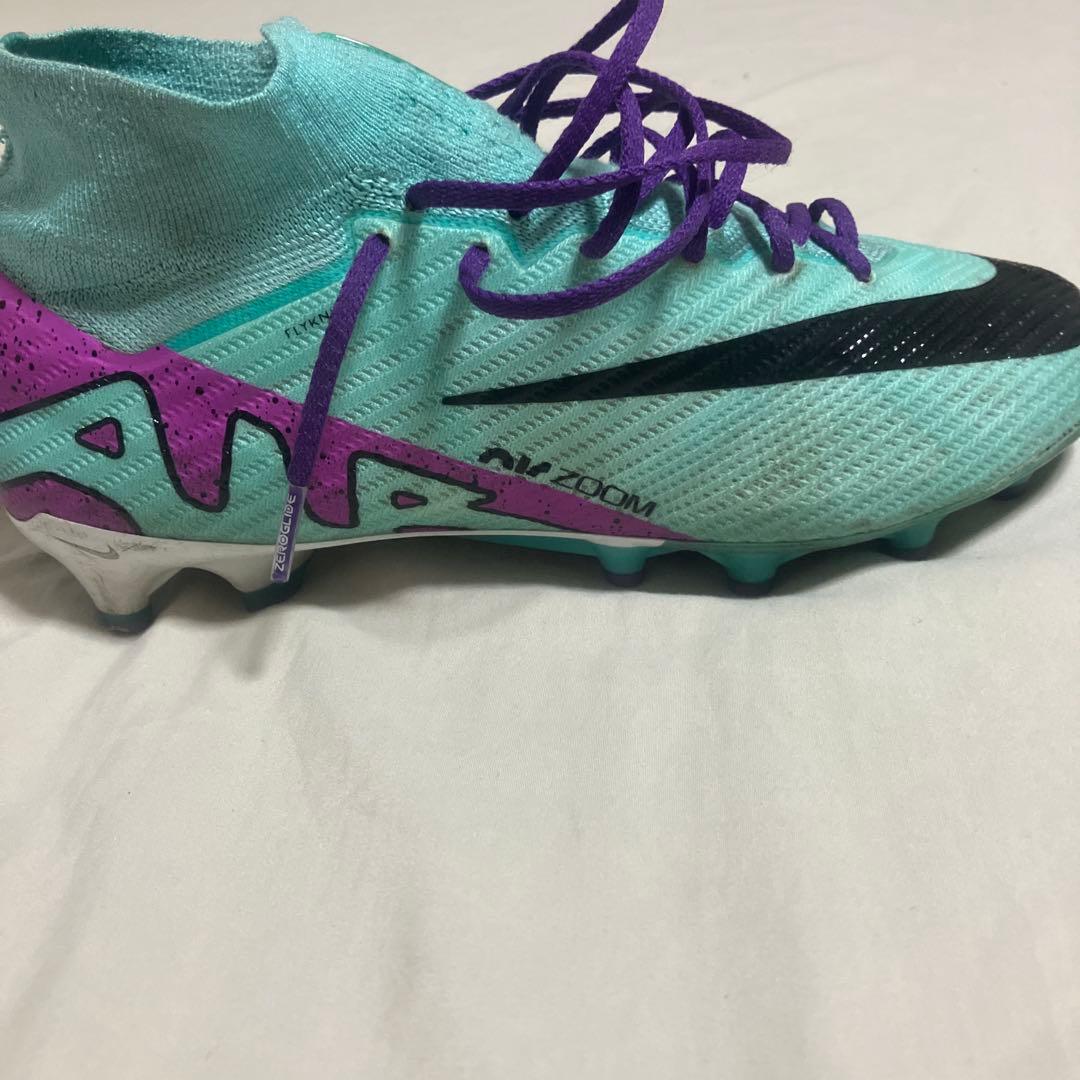 Nike Zoom サッカーシューズ アクア/パープル