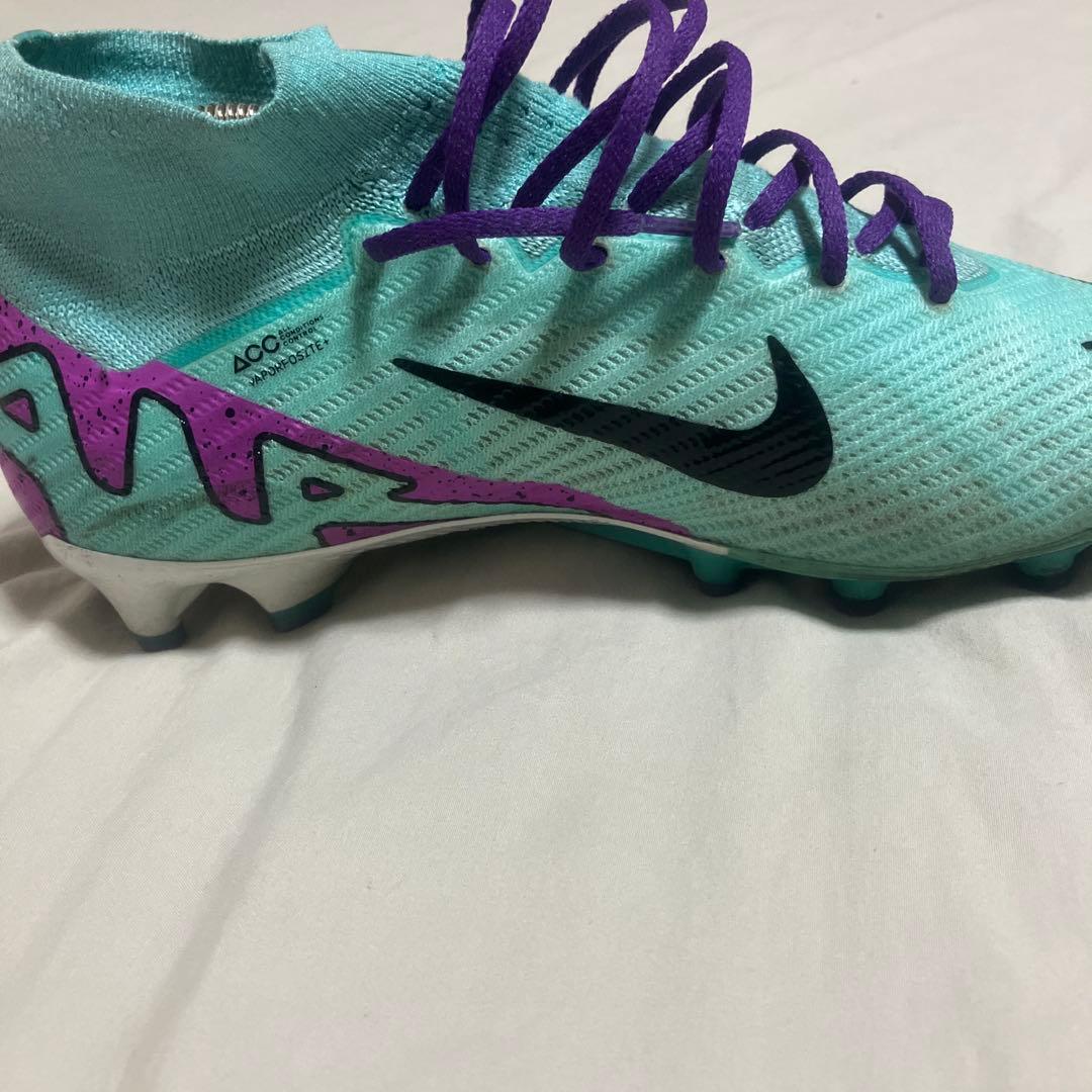 Nike Zoom サッカーシューズ アクア/パープル