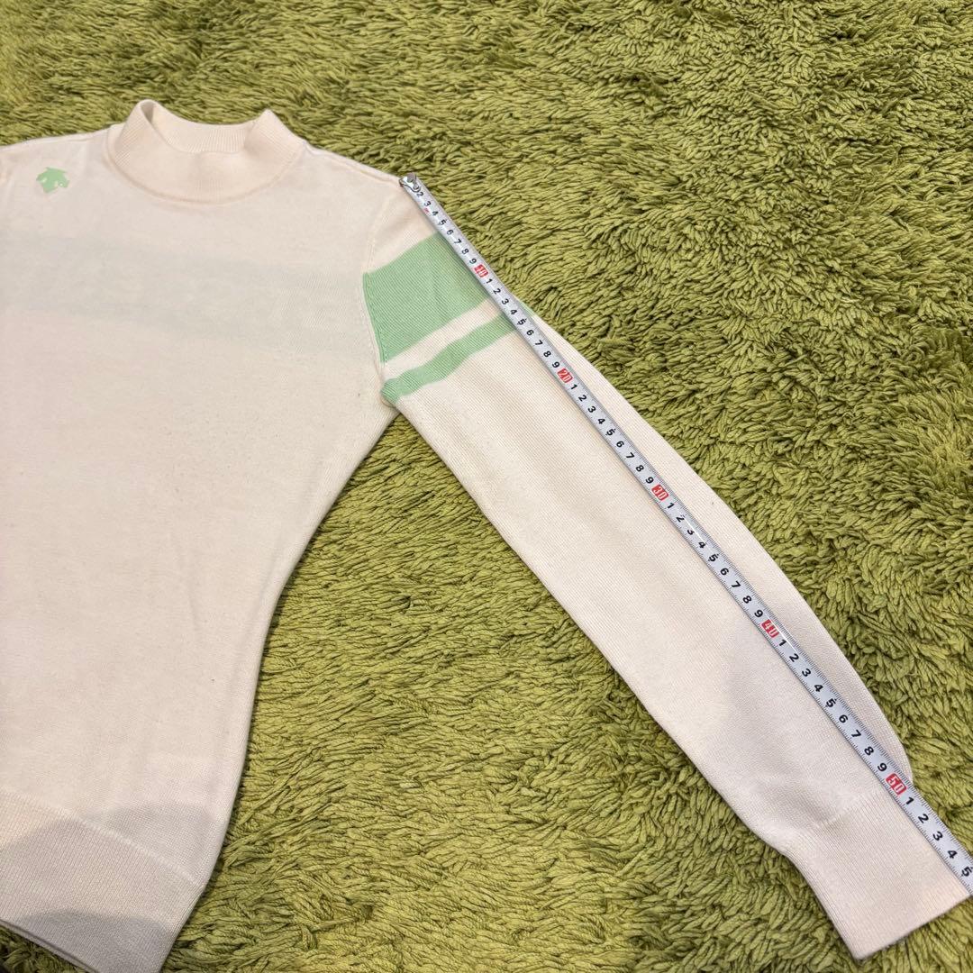 DESCENTE GOLF デサントゴルフ ニット セーター ホワイト S
