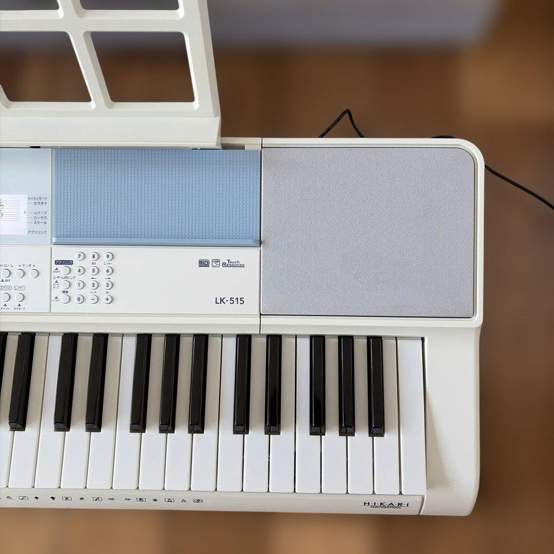 の*ん様 CASIO カシオ LK-515 キーボード 電子ピアノ 光ナビゲーシ