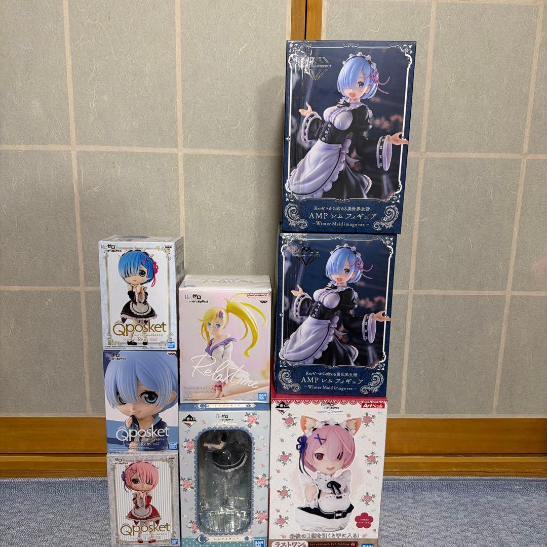 リゼロ　Re:ゼロから始める異世界生活　フィギュアセット