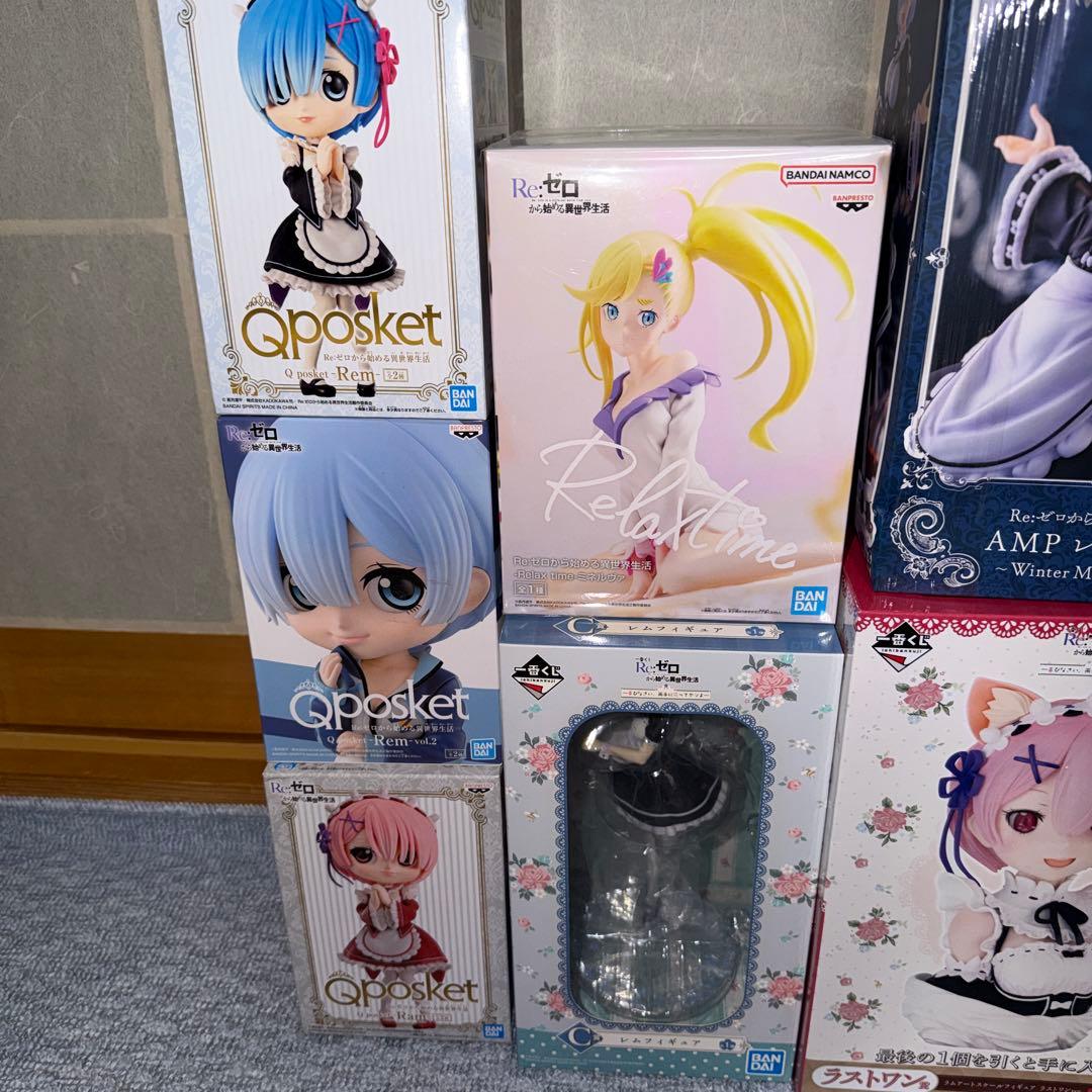 リゼロ　Re:ゼロから始める異世界生活　フィギュアセット