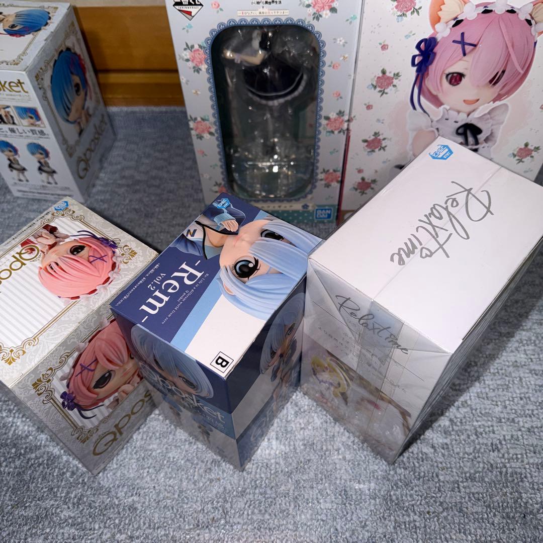 リゼロ　Re:ゼロから始める異世界生活　フィギュアセット