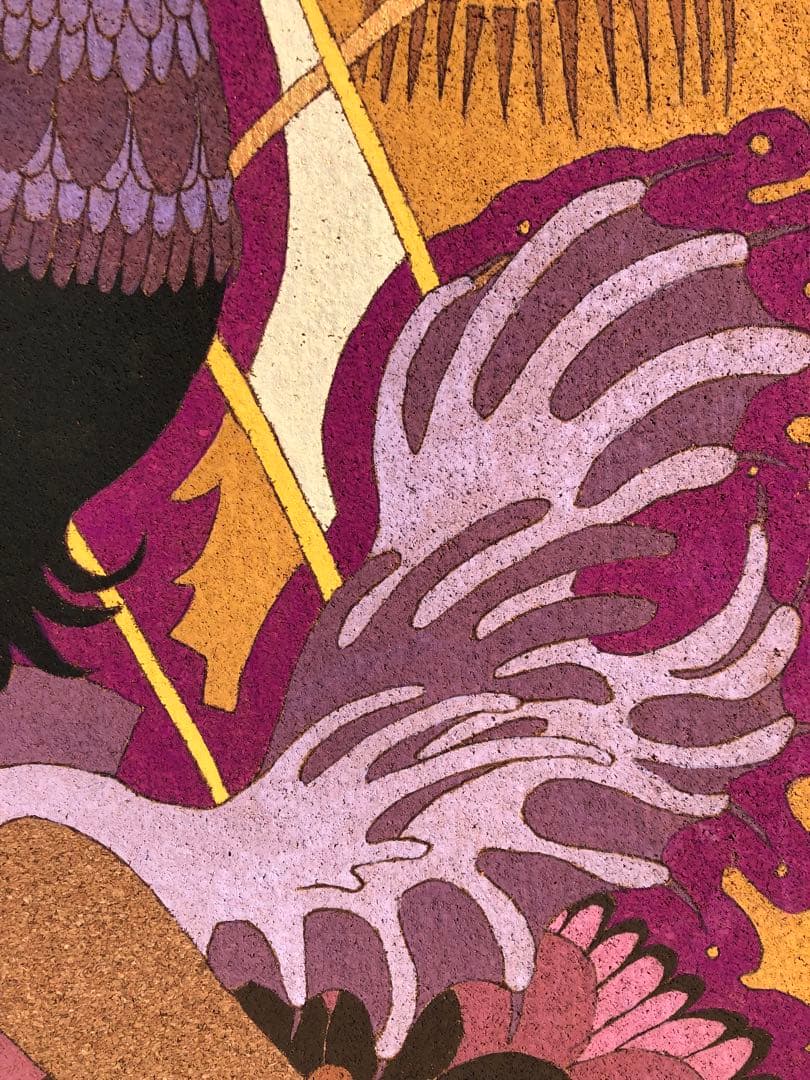 真作　Vojorna(ボジョヲナ) 立　約8号　1点物　人物画　現代アート