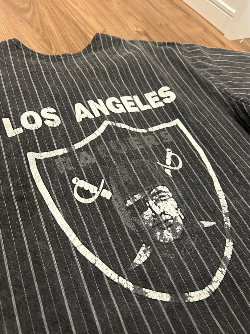 USA製　レイダース　シャツ　vintage Los Angeles フェード