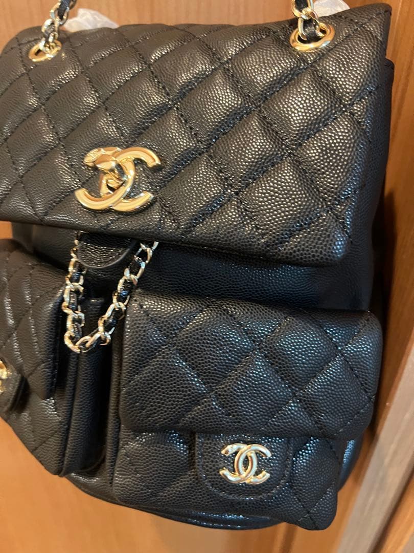 ノベルティ　リュックサック　キルティング　ブラック　シャネル　CHANEL 新品