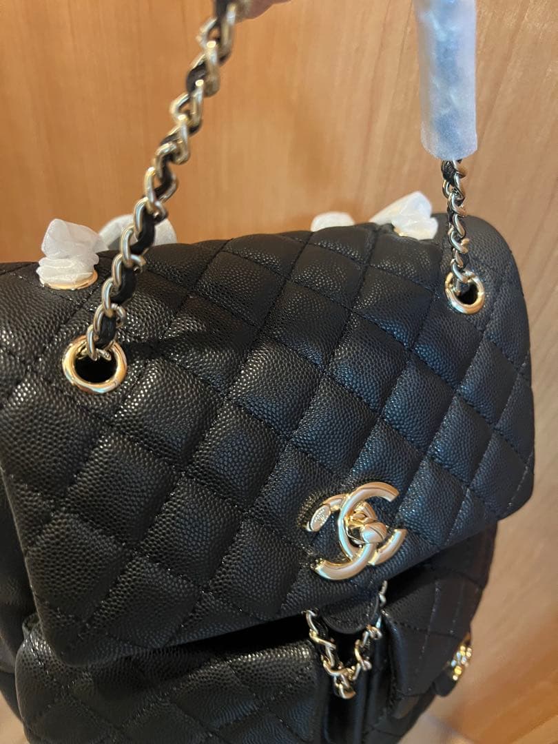 ノベルティ　リュックサック　キルティング　ブラック　シャネル　CHANEL 新品