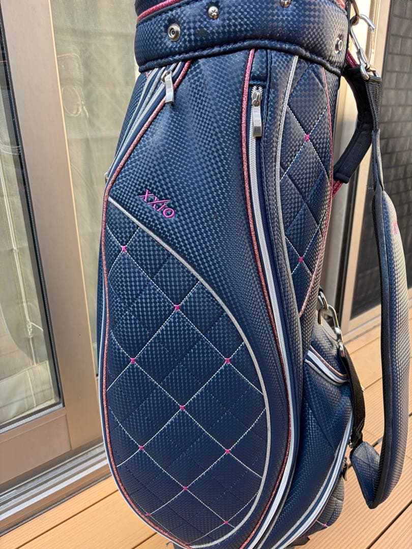XXIO ネイビー ゴルフバッグ