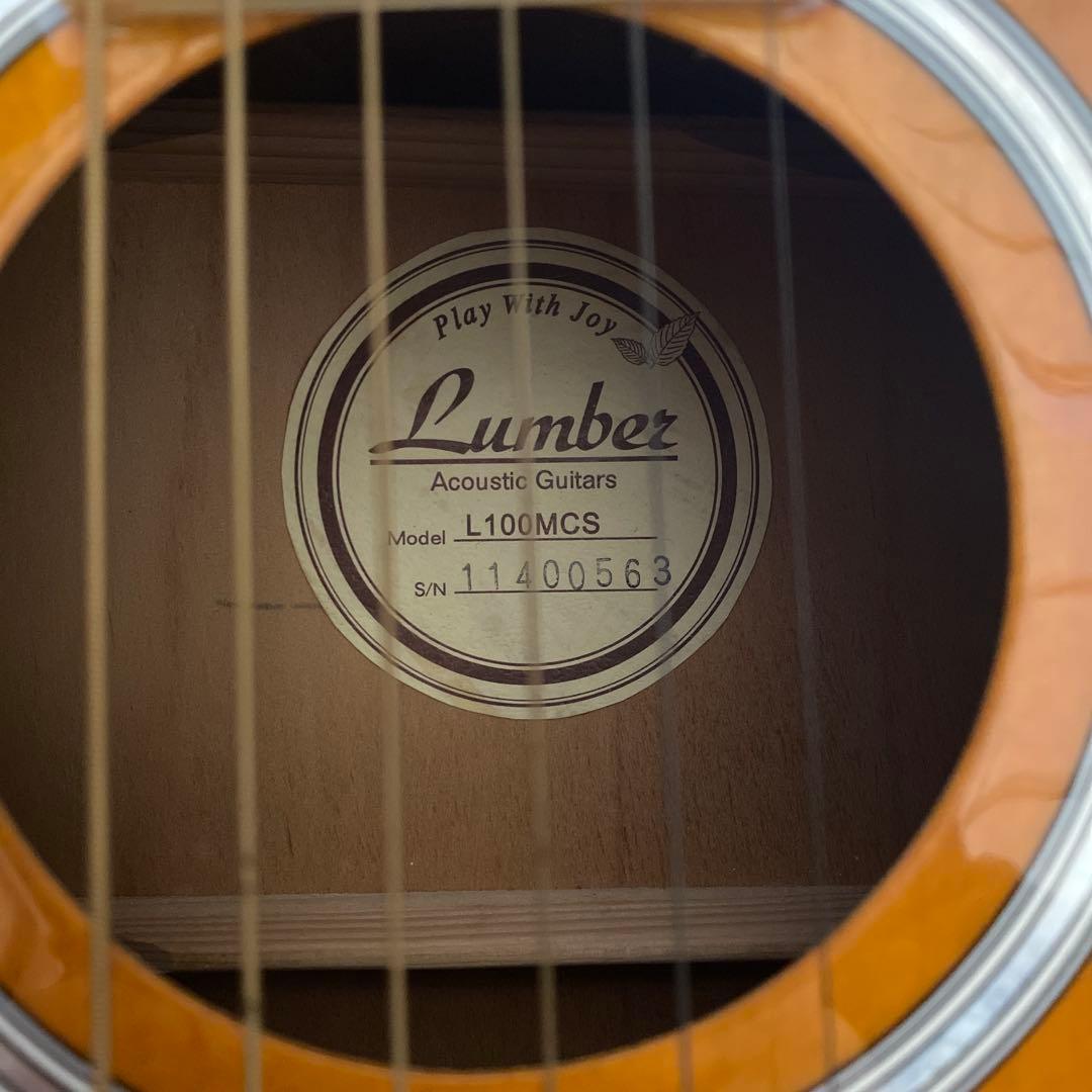 Lumber L100MCSミニアコースティックギター ソフトケース付きランバー