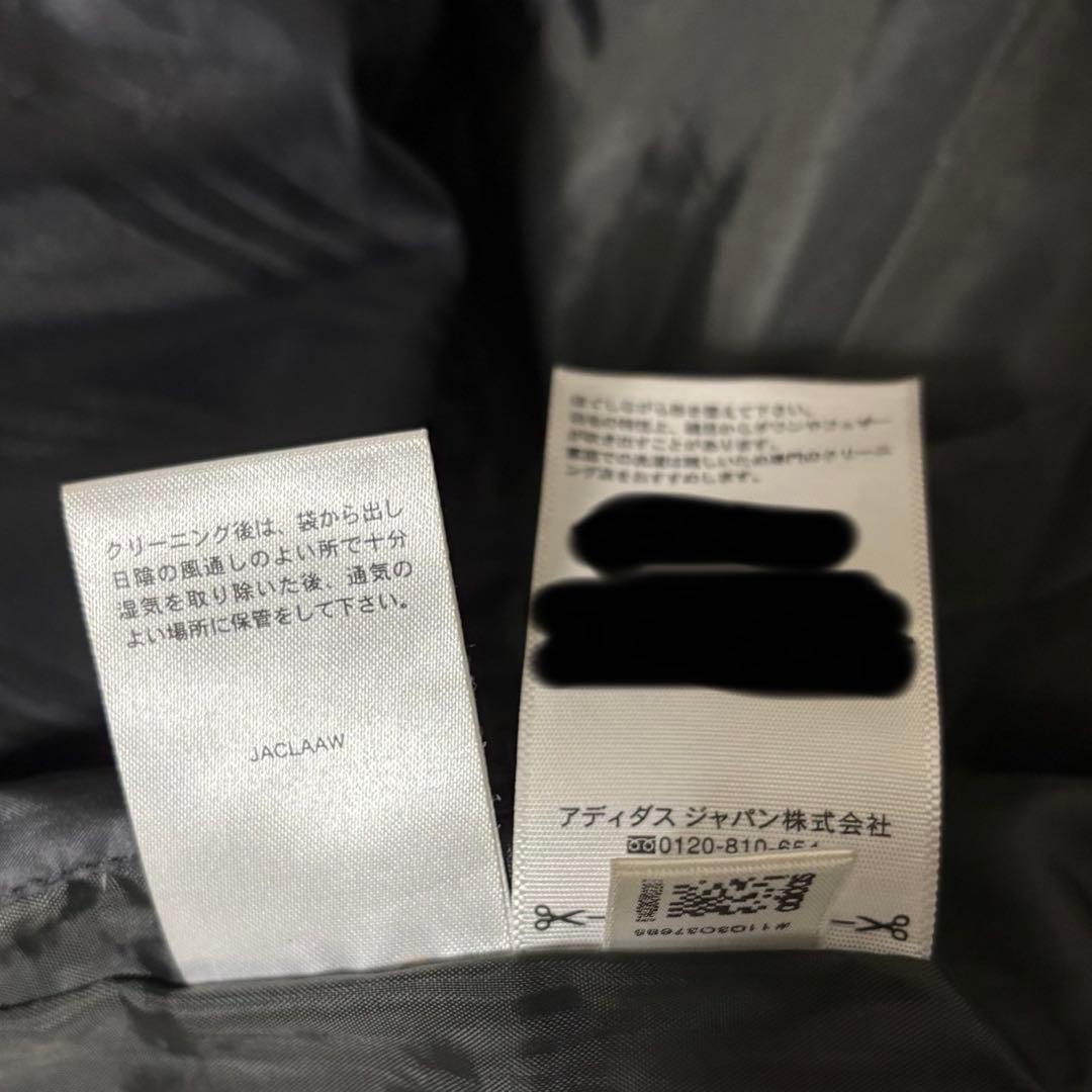 アディダス ベンチコート ロングコート CLIMAPROOF ブラック　Lサイズ