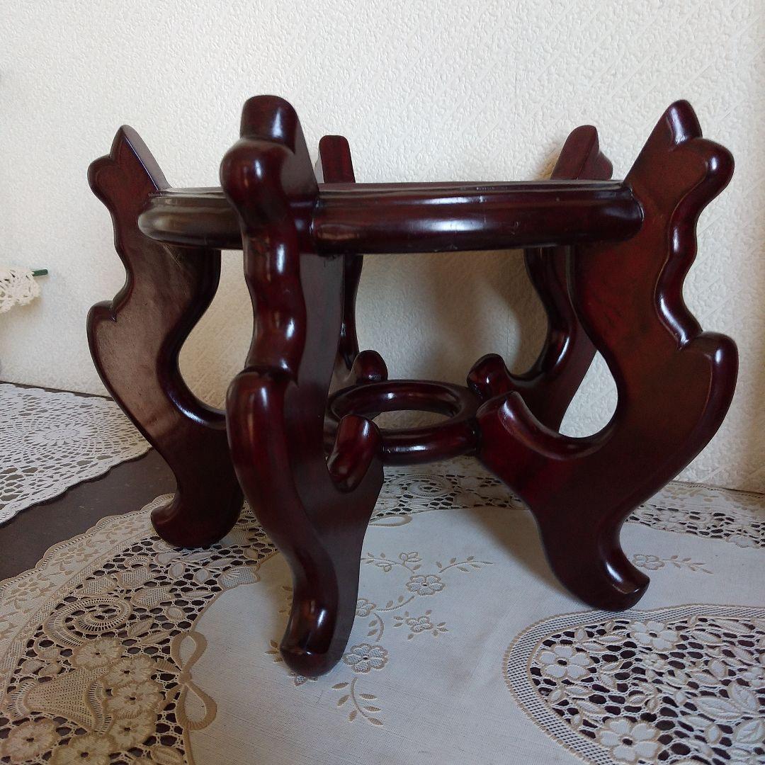 【最終お値下げ】香炉台 唐木 花台 盆栽台 飾台 古美術 古道具 工芸品