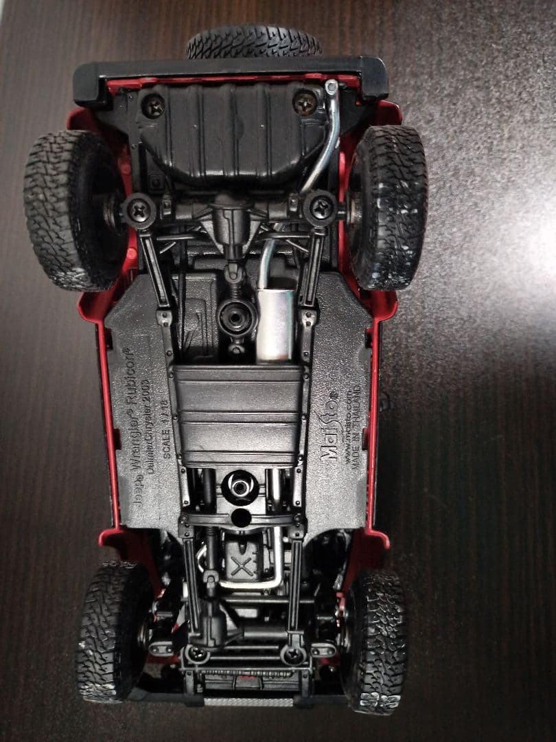【Jeep】 wrangler rubicon 1/18 maisto製
