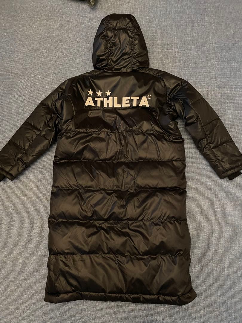 ATHLETA アスレタ ベンチコート ダウンコート 150 ブラック