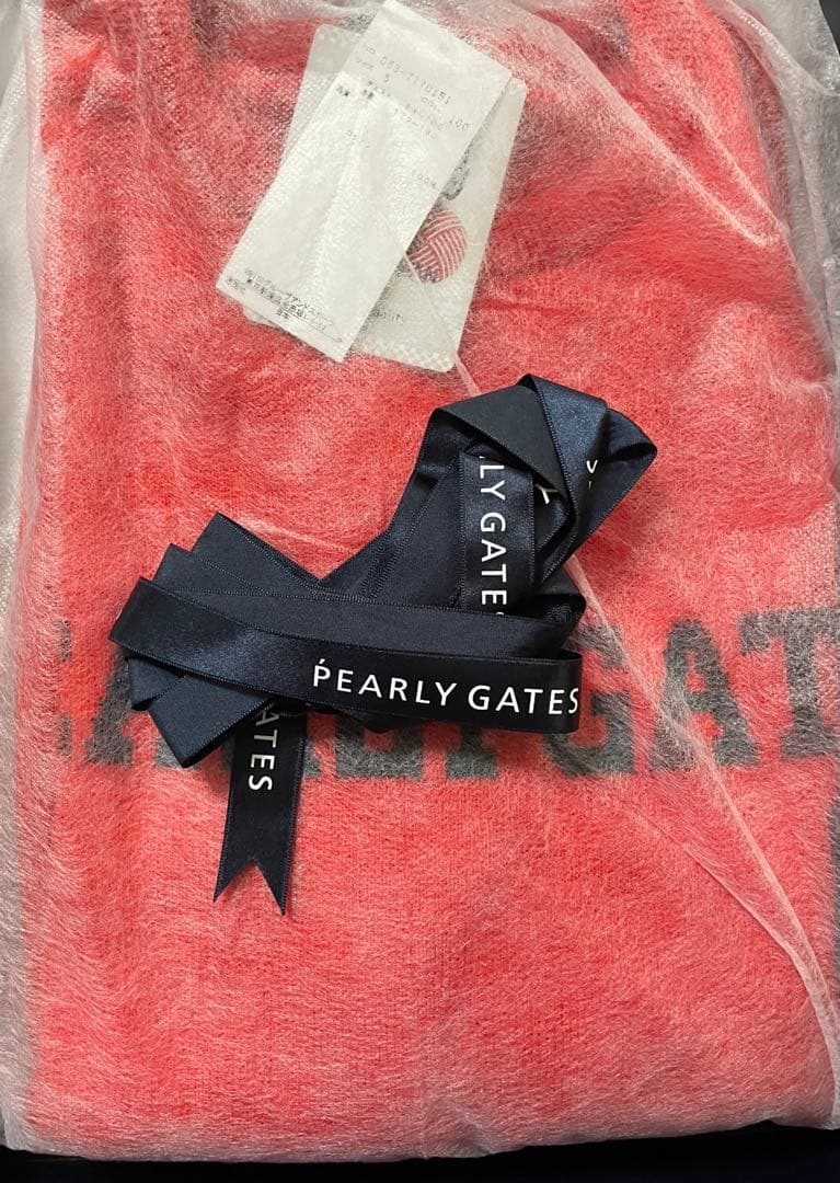 PEARLY GATES 赤コットンニットmade in japanサイズ5