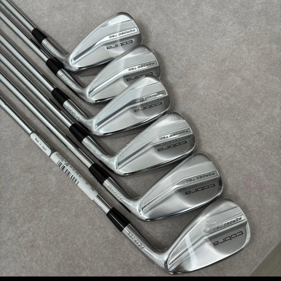 【新品】コブラKING FORGED TEC アイアン6本セットS(#5〜PW)