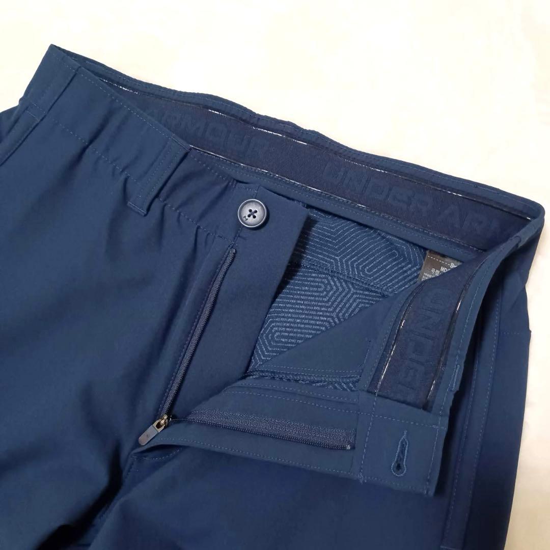 【新品】UNDERARMOUR　GOLFメンズパンツMネイビー4WAYストレッチ