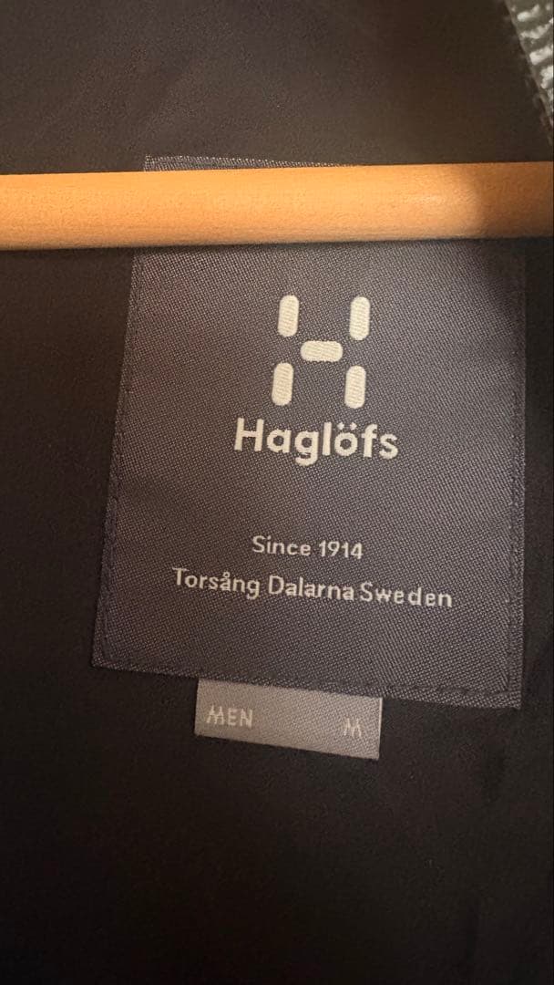 Haglöfs 防水ブラウンジャケット