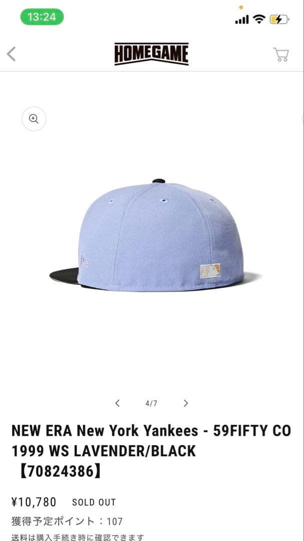 New York Yankees 59FIFTY 1999 WS キャップ