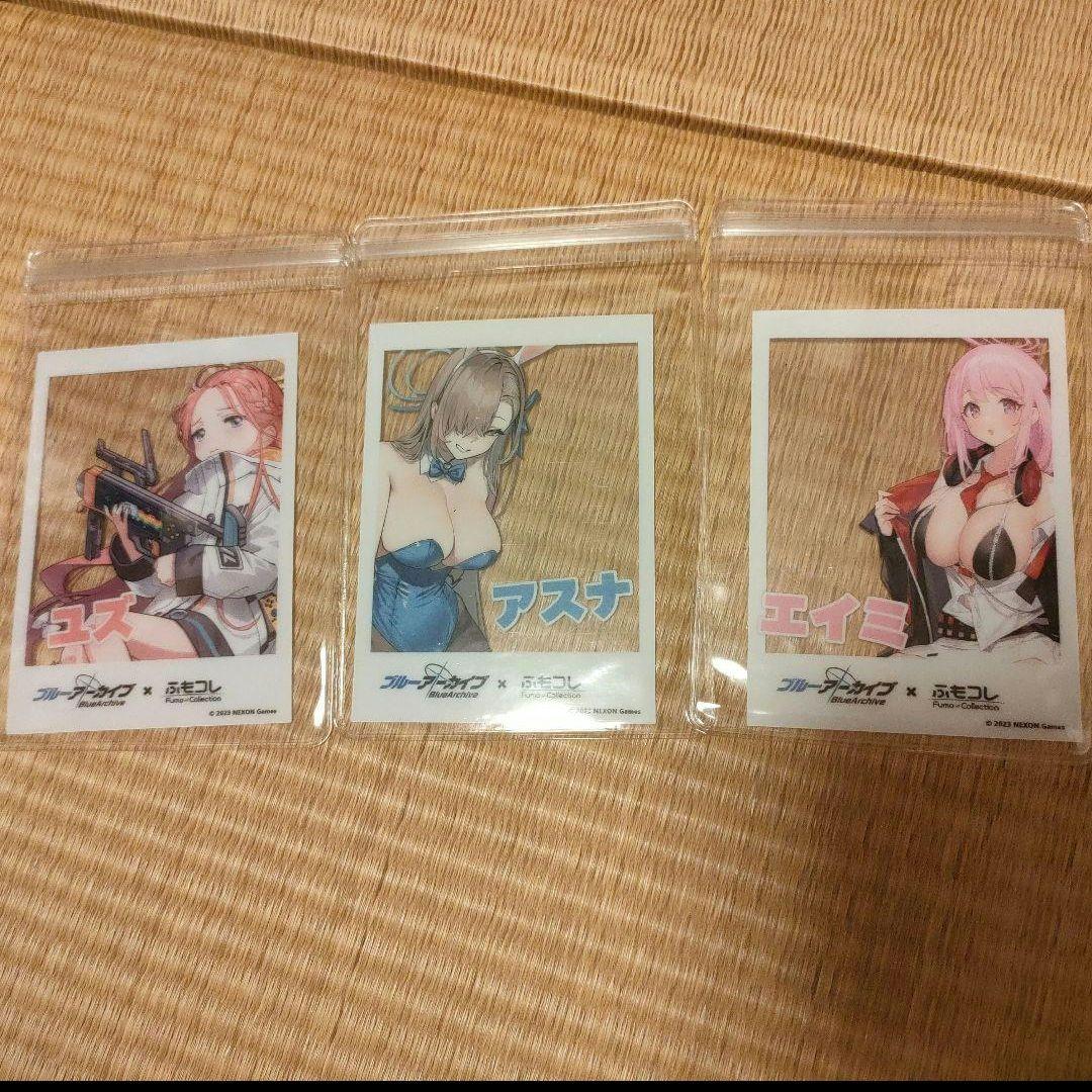 ふもコレ×ブルアカ キーキャップセット&キーボードスタンド&クリアカード3枚
