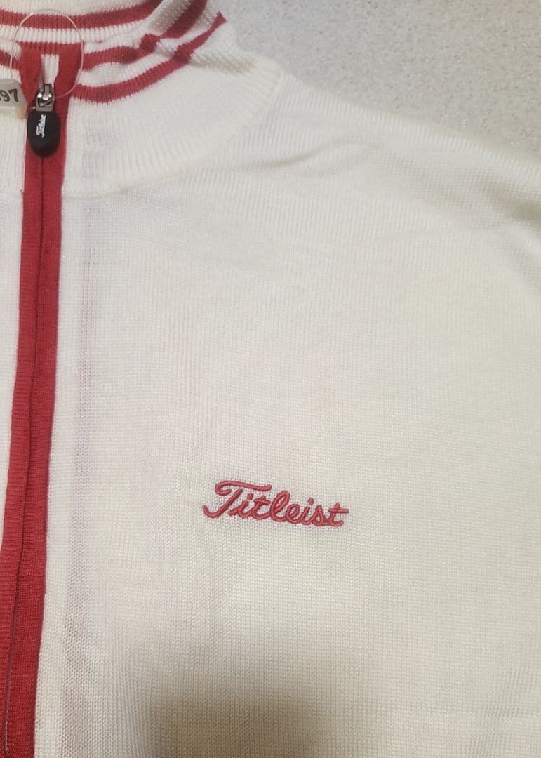 タイトリスト Titleist フルジップ ニットセーター Size LL