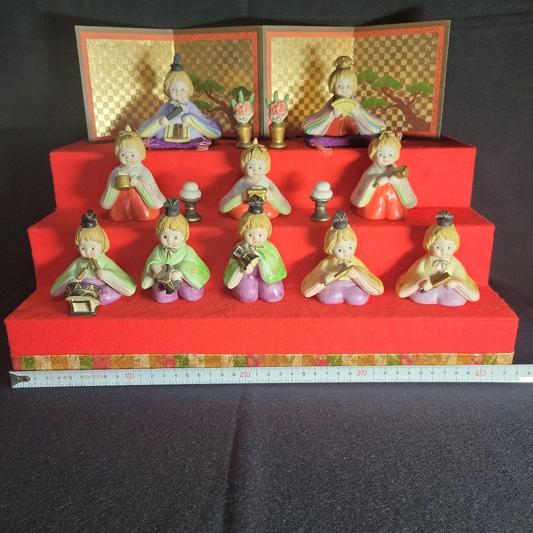 雛人形セット 和collection　陶器製　伝統的デザイン