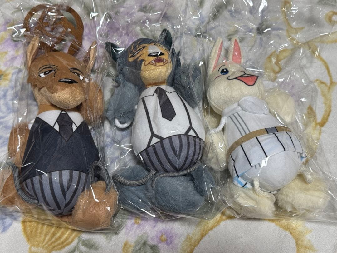 板垣巴留展 ぶらぶら BEASTARS ゴルシ　ルイ　ハル ぬいぐるみ