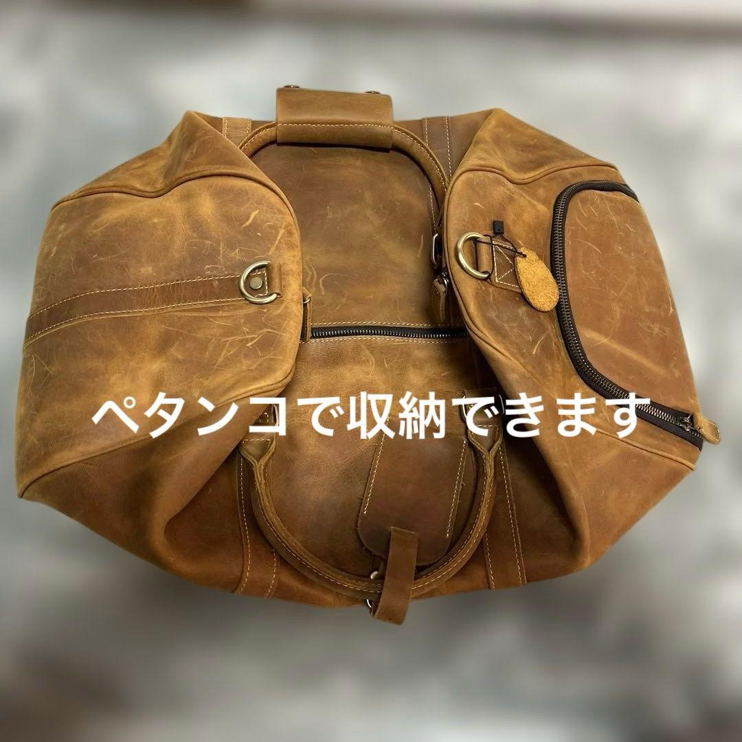 革製ボストンバック　ゴルフバック
