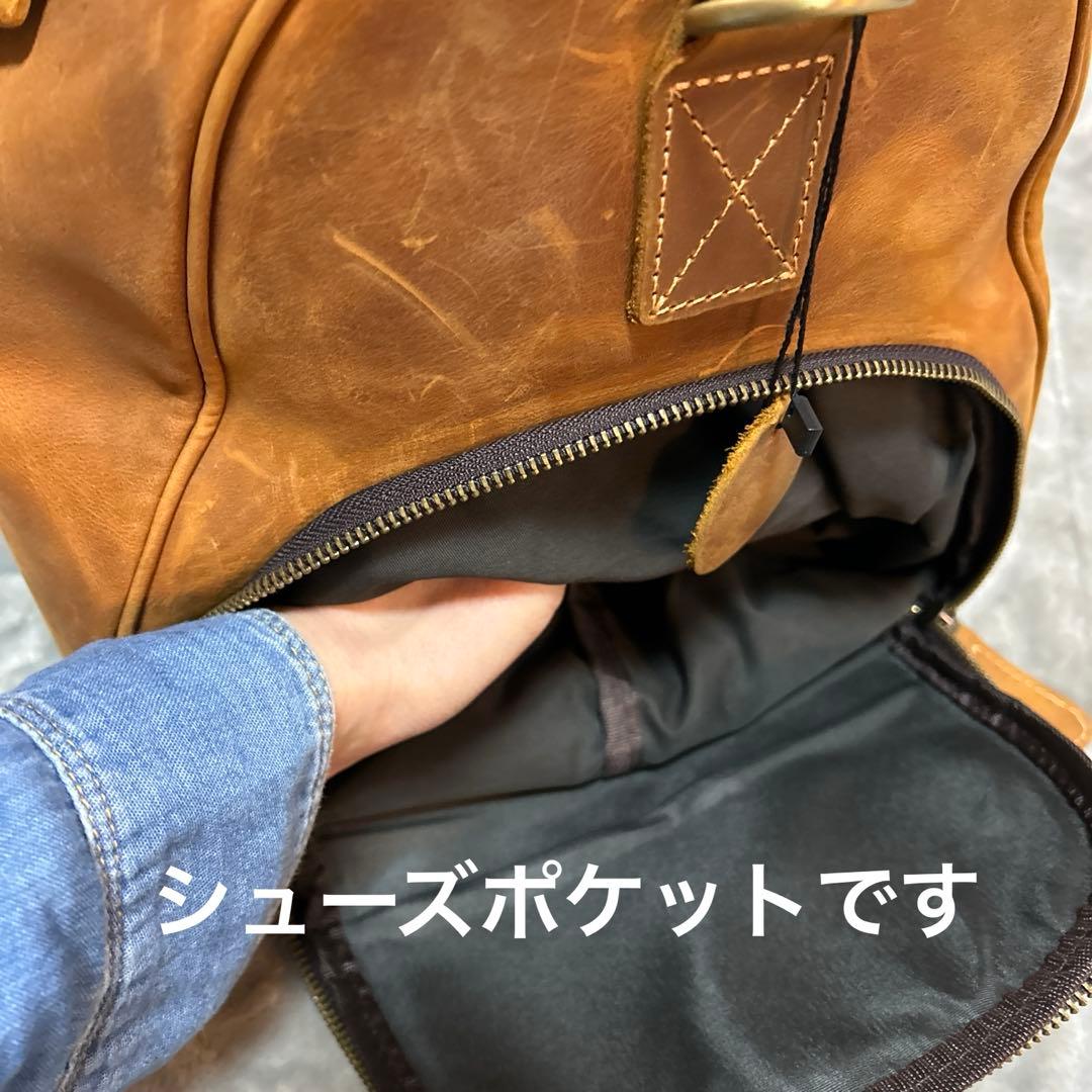 革製ボストンバック　ゴルフバック
