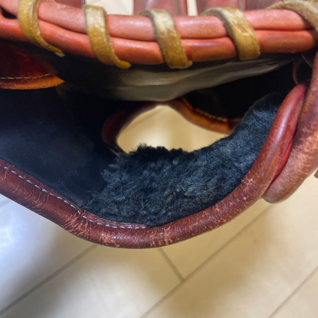 TAMAZAWA 硬式野球内野手用グラブ ブラウン