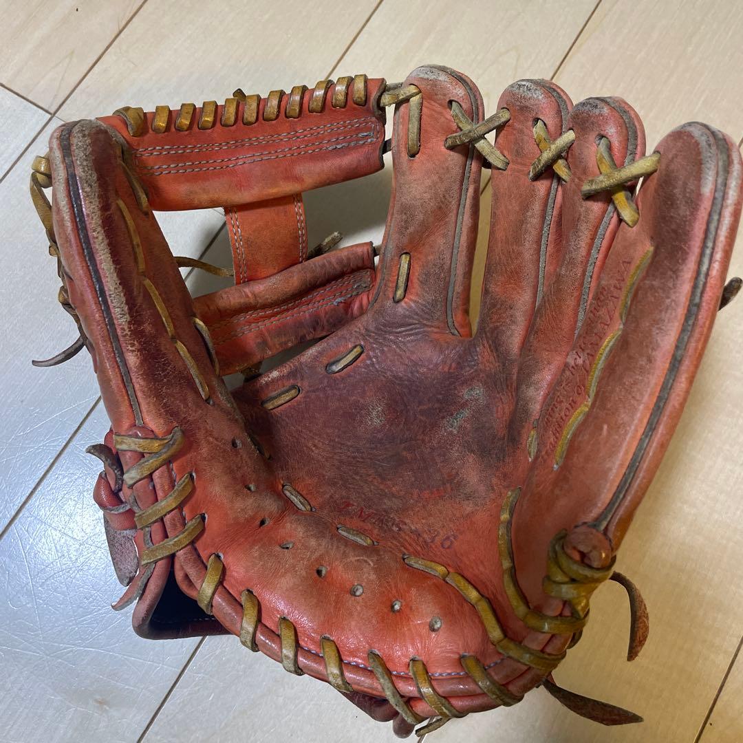 TAMAZAWA 硬式野球内野手用グラブ ブラウン